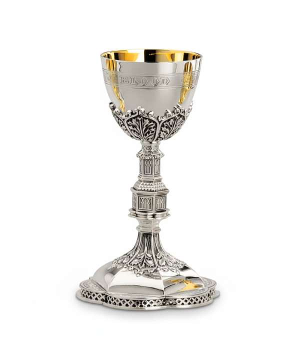 Cáliz, Copón y Patena Góticos – Molina