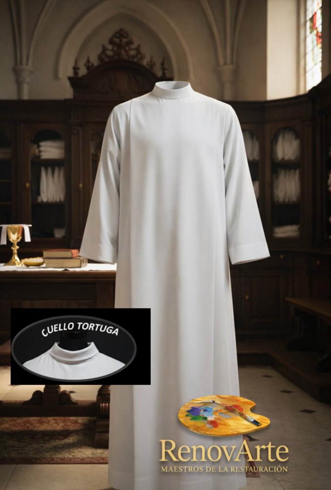 Alba Litúrgica Cuello Alto “Benedictus”