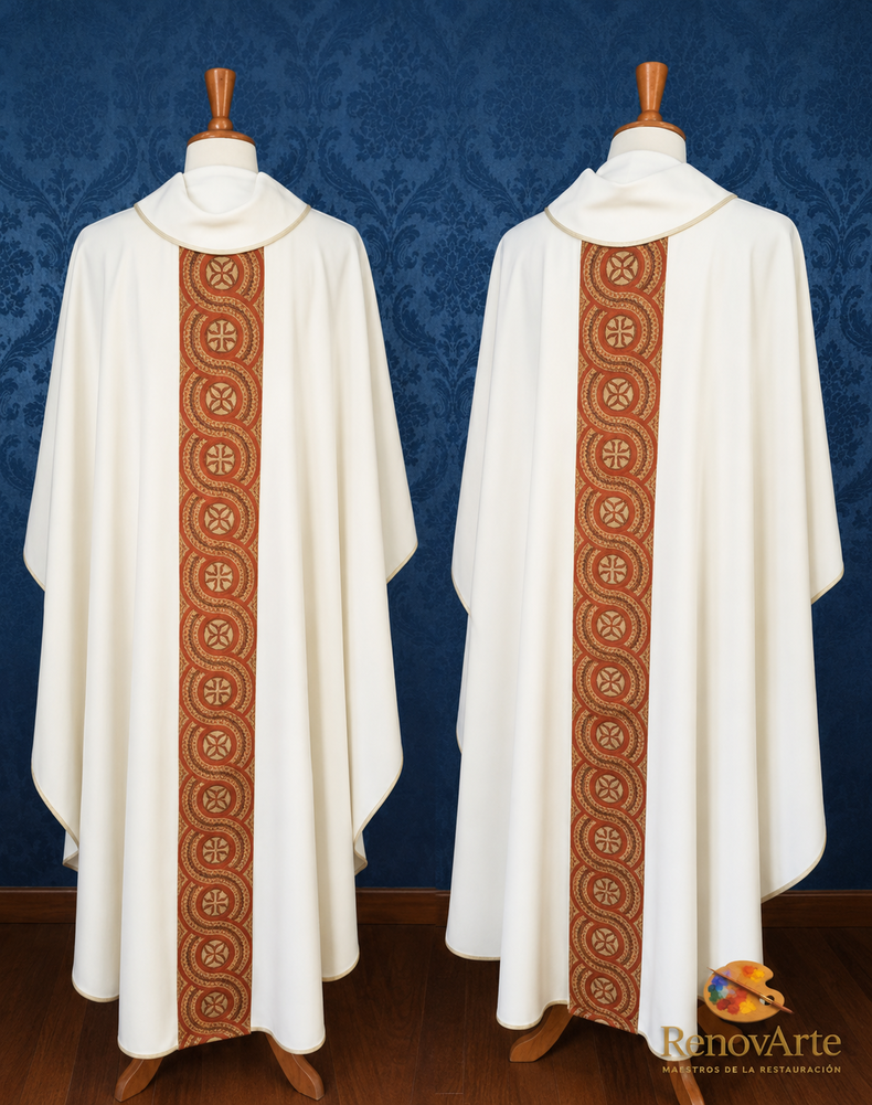 Casulla Litúrgica Beige “Bethlehem”