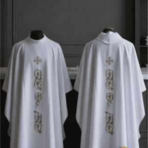 Casulla Litúrgica Blanca “Lux Dei”