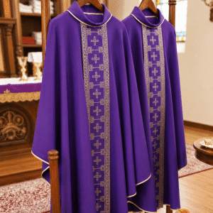 Casulla Litúrgica Morada “Consagratio”