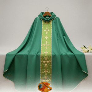 Casulla Litúrgica Verde “Dominus”