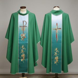 Casulla Litúrgica Verde “Pastoralis”