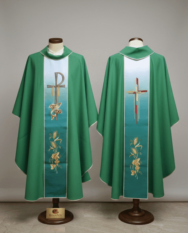 Casulla Litúrgica Verde “Pastoralis”