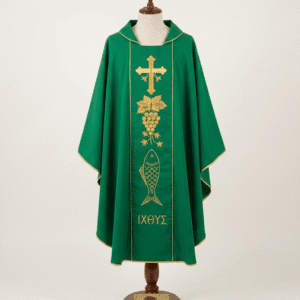 Casulla Litúrgica Verde “Veritas”